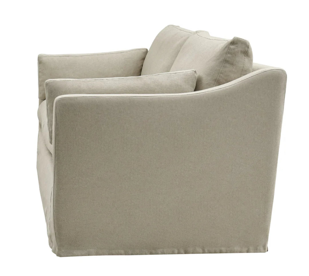 Addison 3 Seater Sofa in Flax
