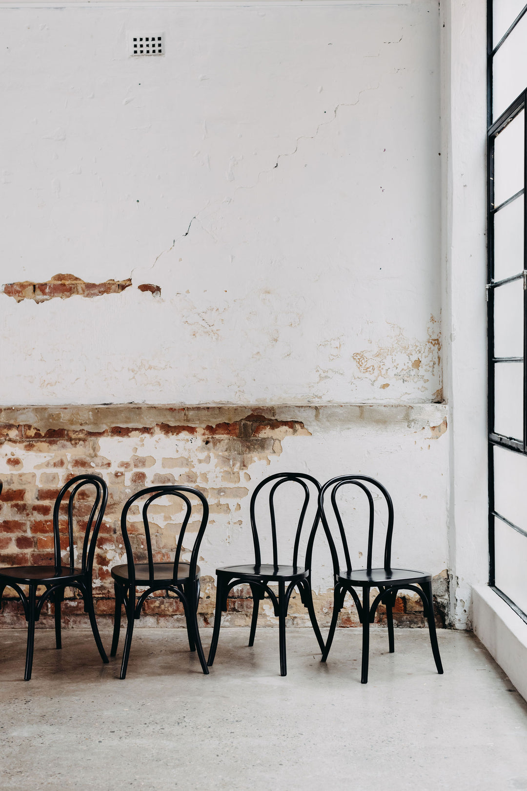 Replica Bentwood Dining Chair - Black
