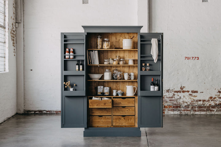 Gainsborough Larder Press - Navy & Natural