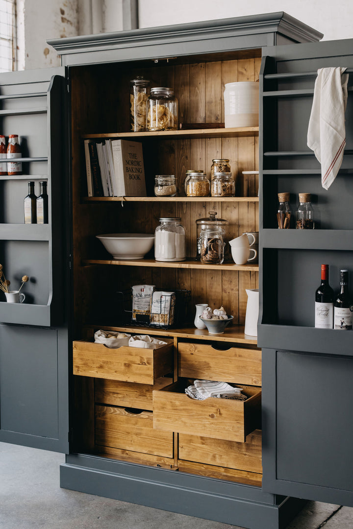 Gainsborough Larder Press - Navy & Natural