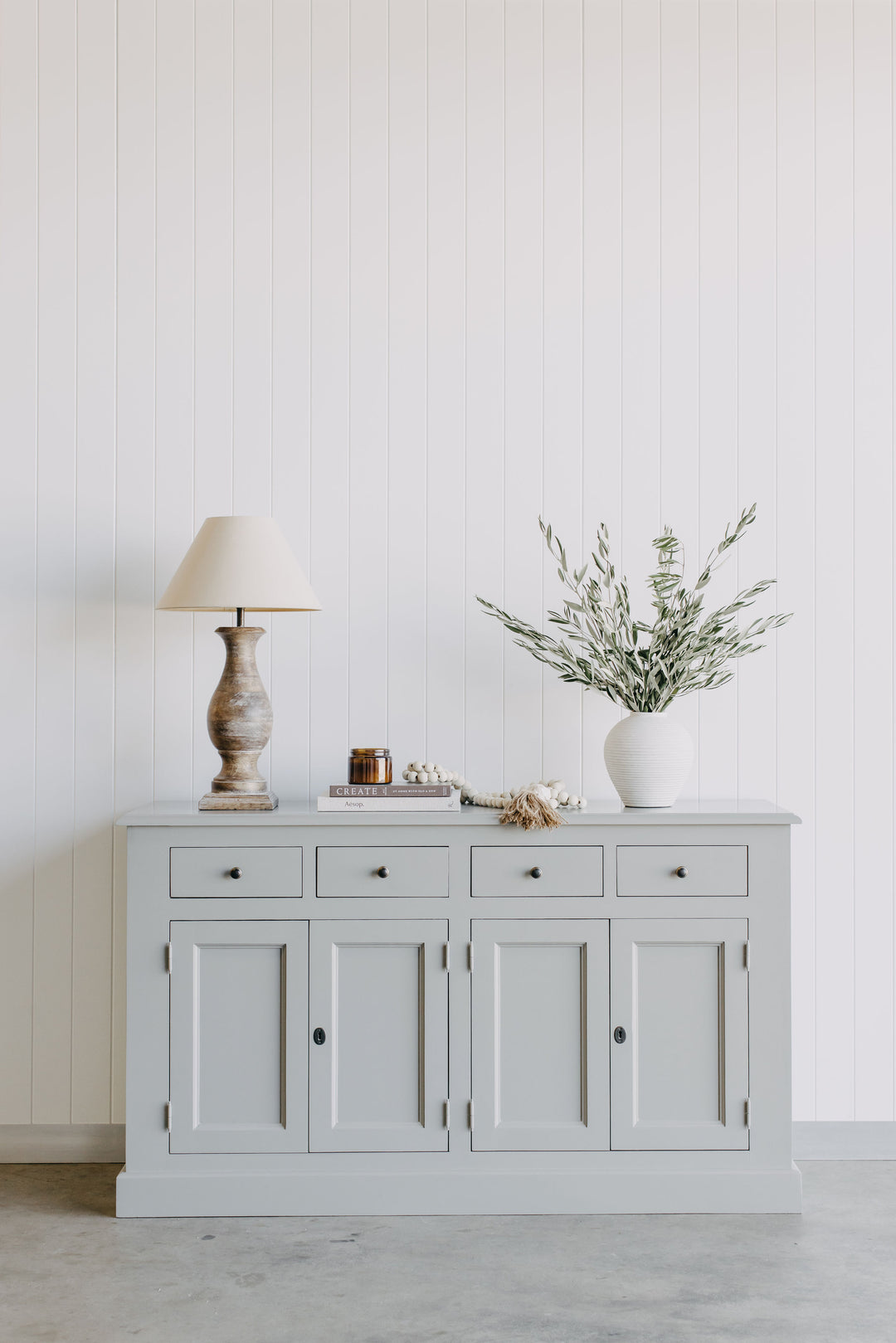 Lyon Sideboard- Grey & White