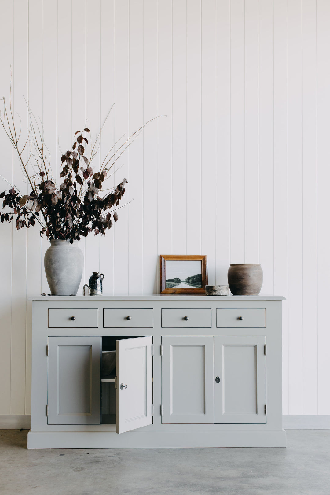 Lyon Sideboard- Grey & White