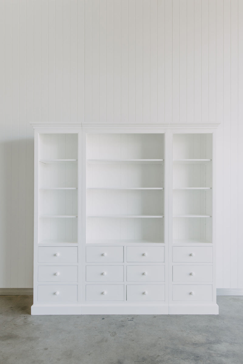 Claremont Bookcase - Polar White