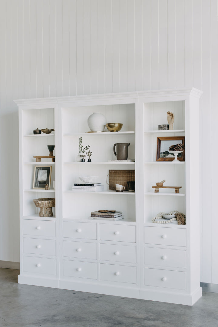 Claremont Bookcase - Polar White