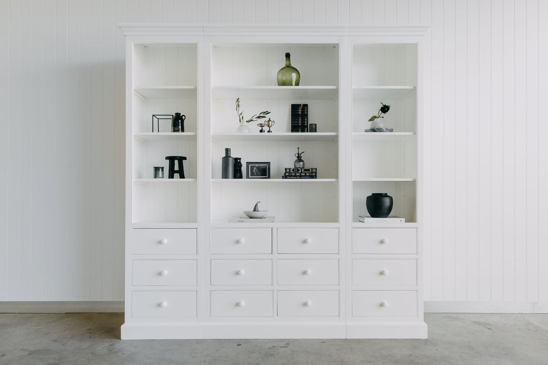 Claremont Bookcase - Polar White