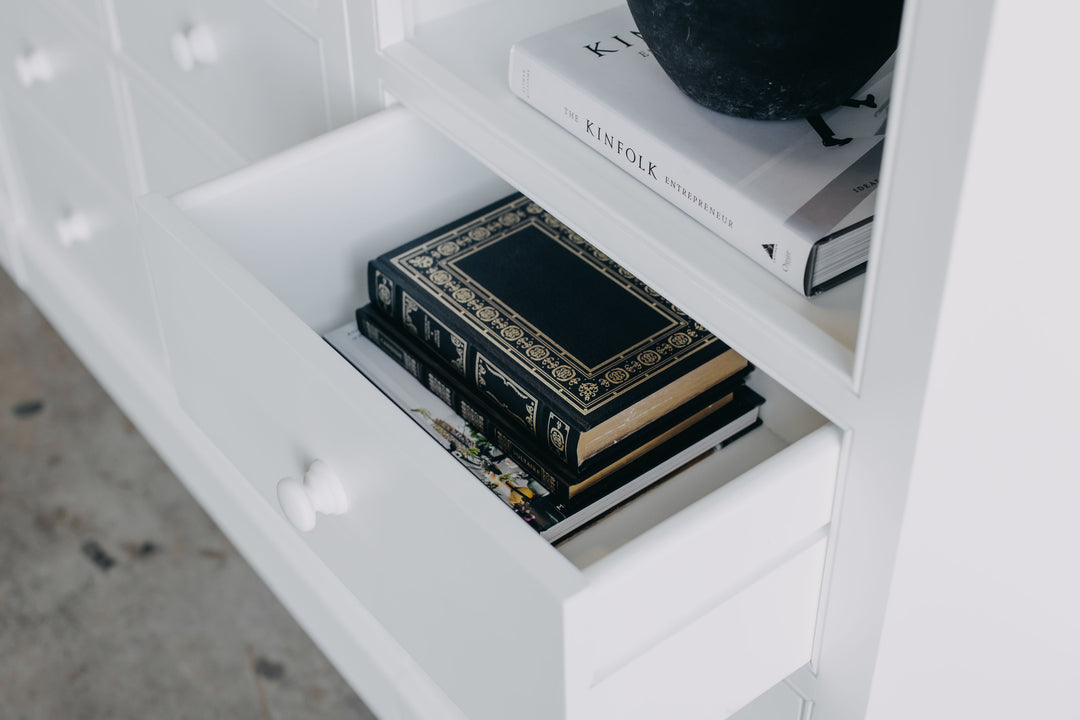 Claremont Bookcase - Polar White