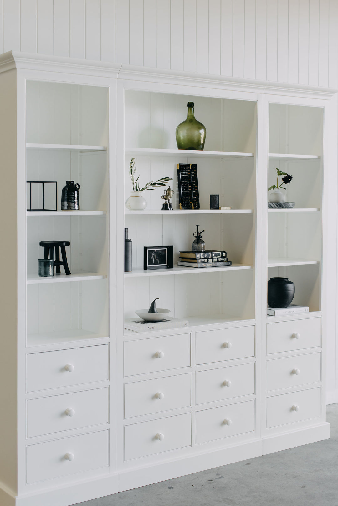 Claremont Bookcase - Polar White