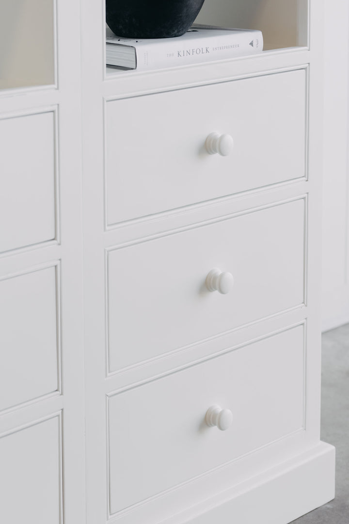 Claremont Bookcase - Polar White