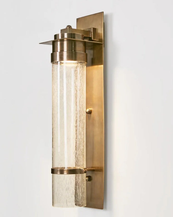 Tomas Outdoor Wall Light in Brass