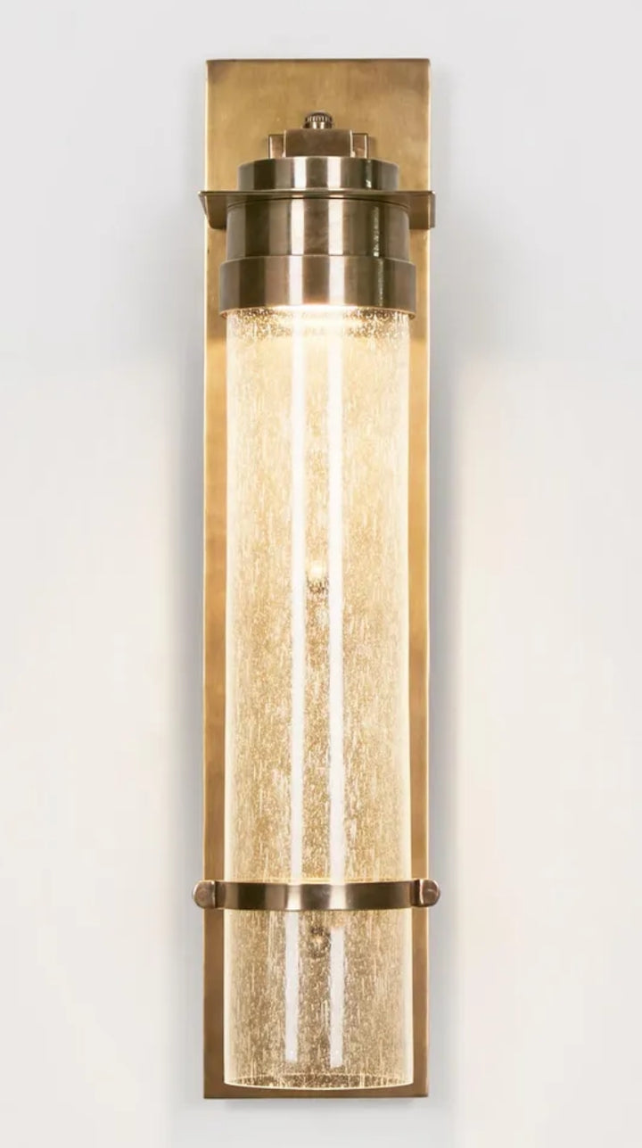 Tomas Outdoor Wall Light in Brass