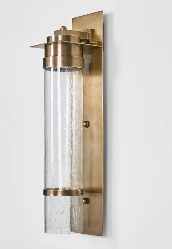 Tomas Outdoor Wall Light in Brass