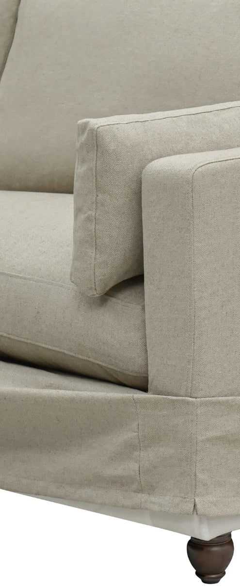 Addison 3 Seater Sofa in Flax