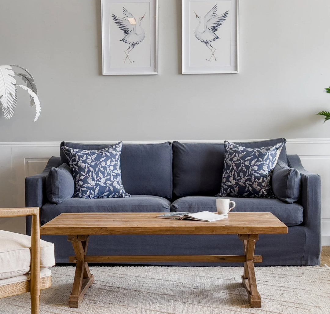 Addison 3 Seater Sofa in Navy