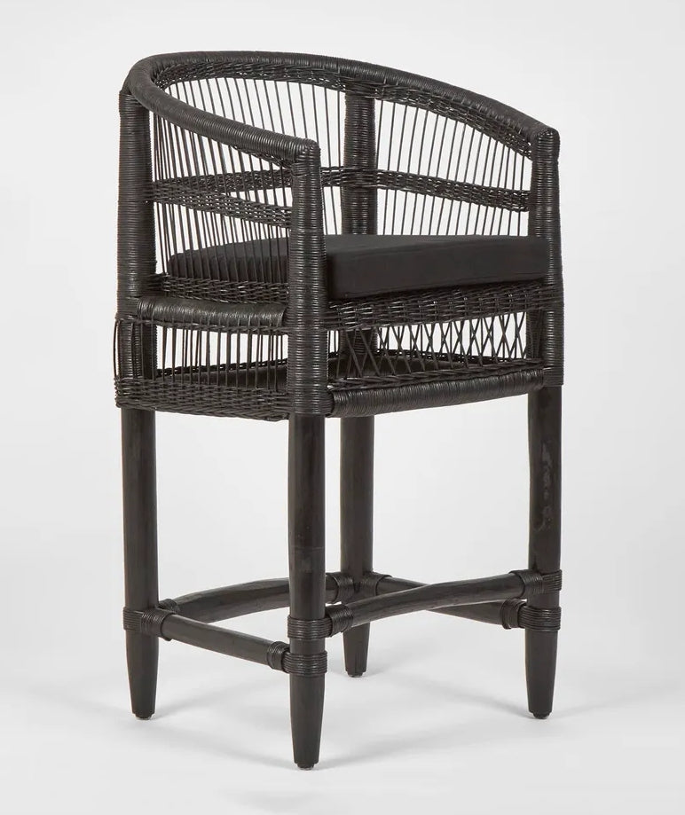 Amalfi Stool in Black