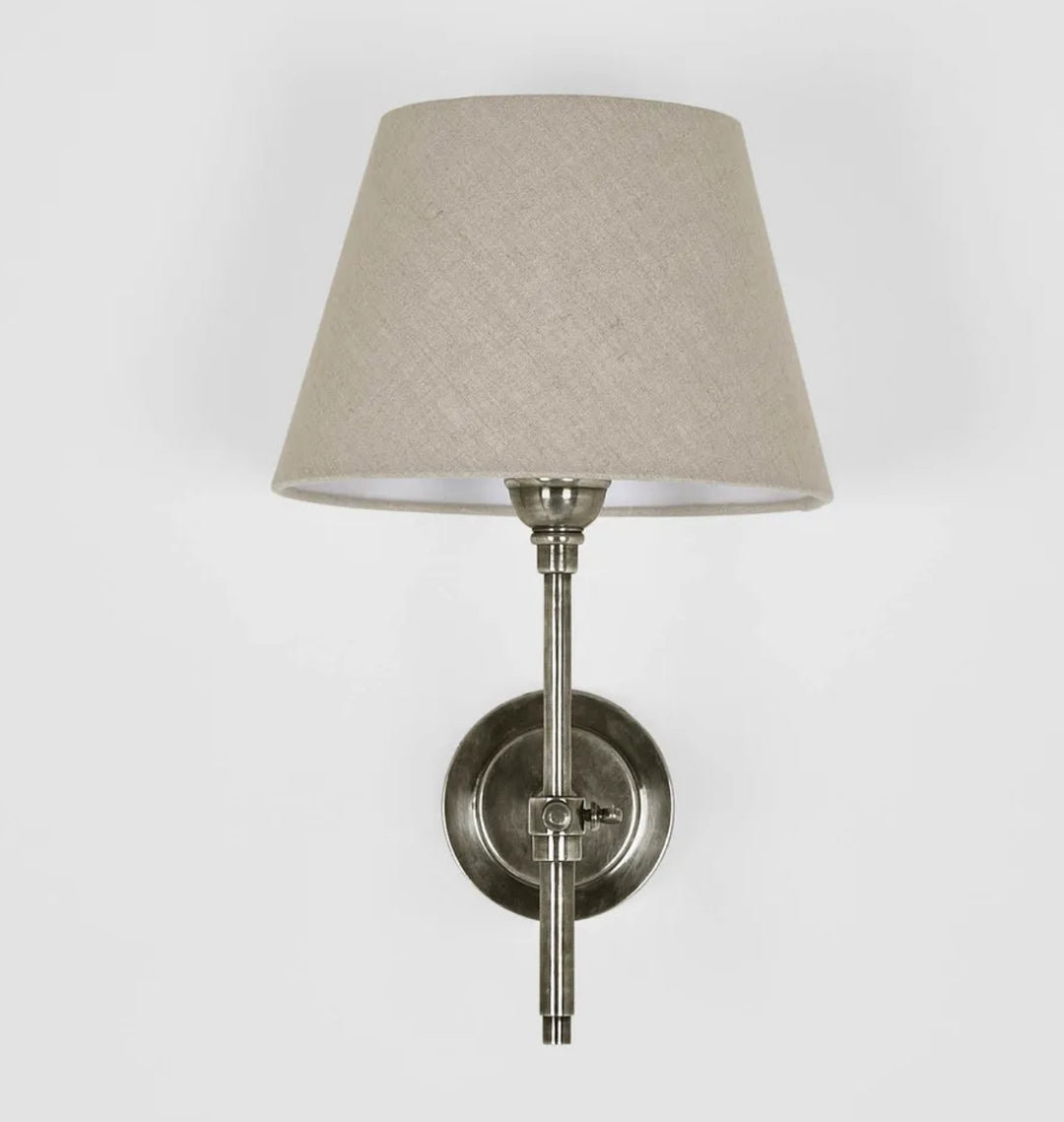 Laurie Sconce in Antique Silver