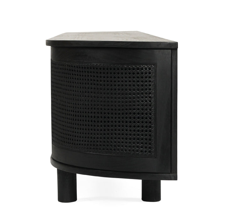 Luca TV Media Unit in Black- Large