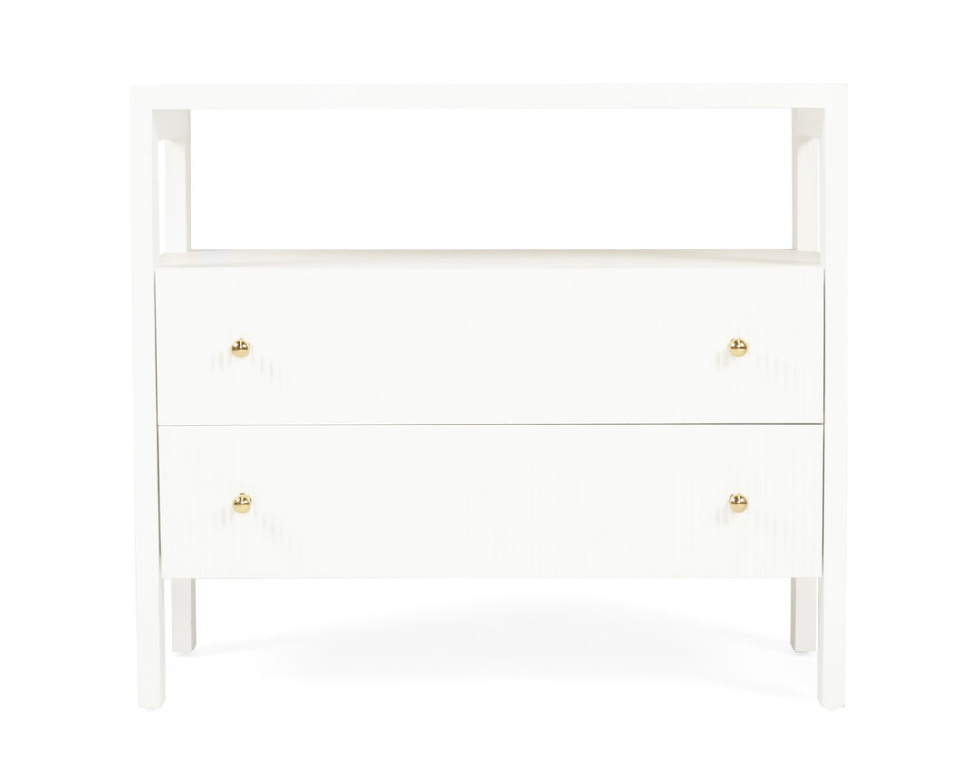 Aubrey Nightstand in White