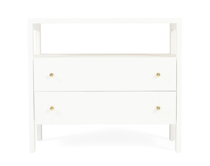 Aubrey Nightstand in White