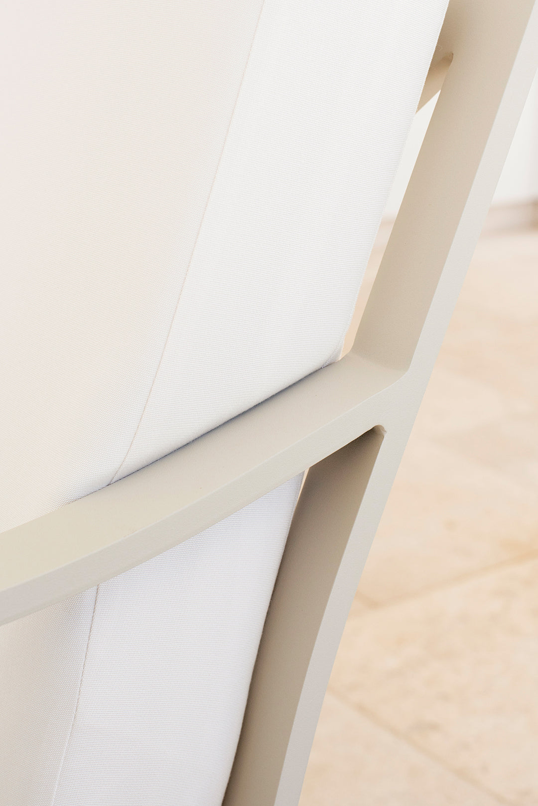 Portofino Outdoor Lounge Armchair in Alabaster