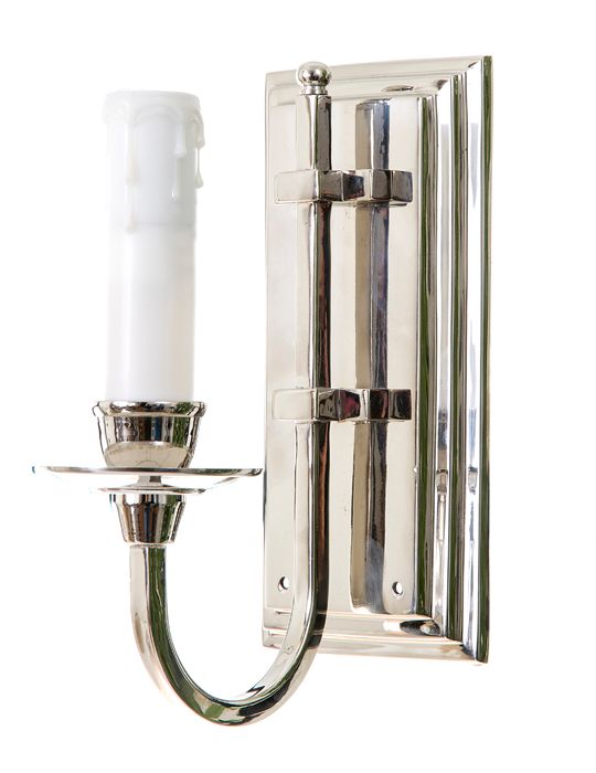 Charleston Sconce in Nickel