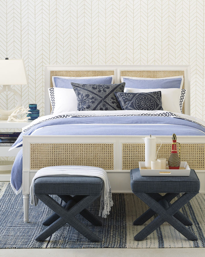 Coralie Bed in White - Queen
