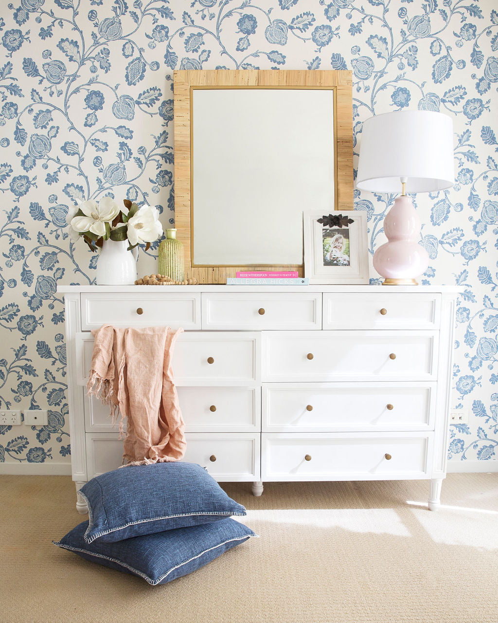 Coralie Chest of Drawers in White