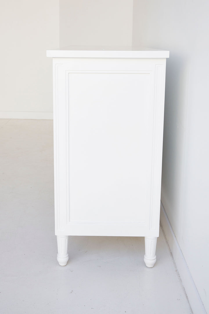Coralie Chest of Drawers in White