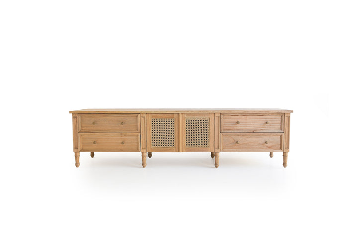 Coralie TV Entertainment Unit - Weathered Oak