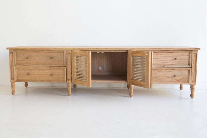 Coralie TV Entertainment Unit - Weathered Oak