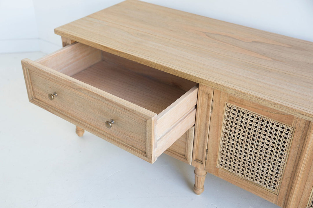 Coralie TV Entertainment Unit - Weathered Oak