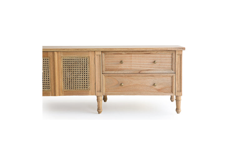 Coralie TV Entertainment Unit - Weathered Oak
