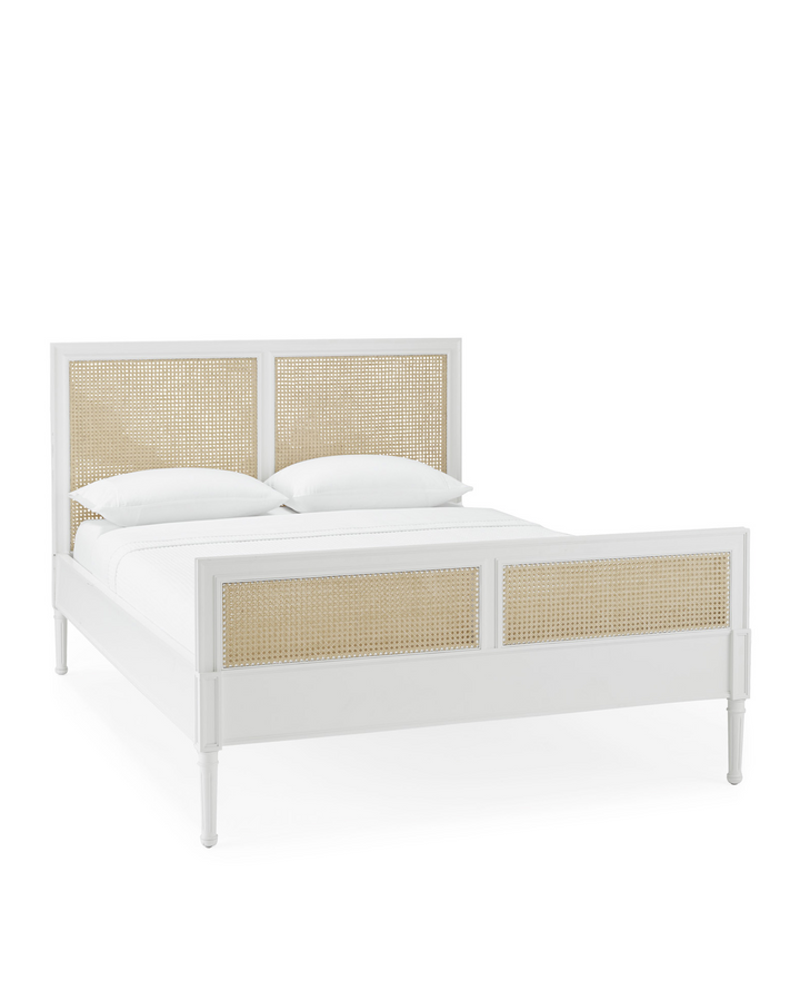 Coralie Bed in White - Queen