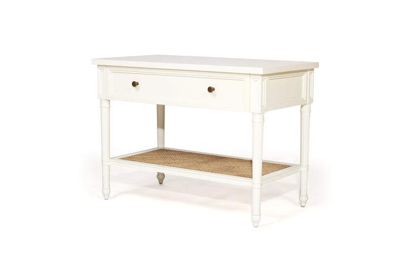 Coralie Nightstand in White