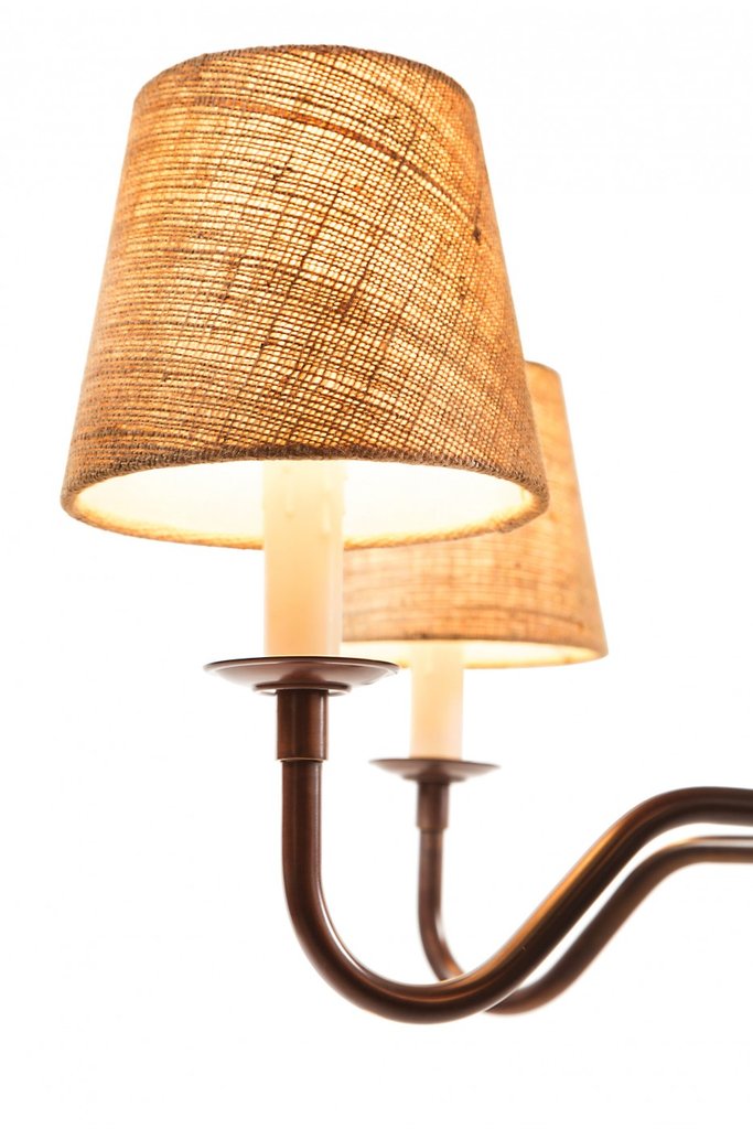 Andie Chandelier- Brass & Ivory