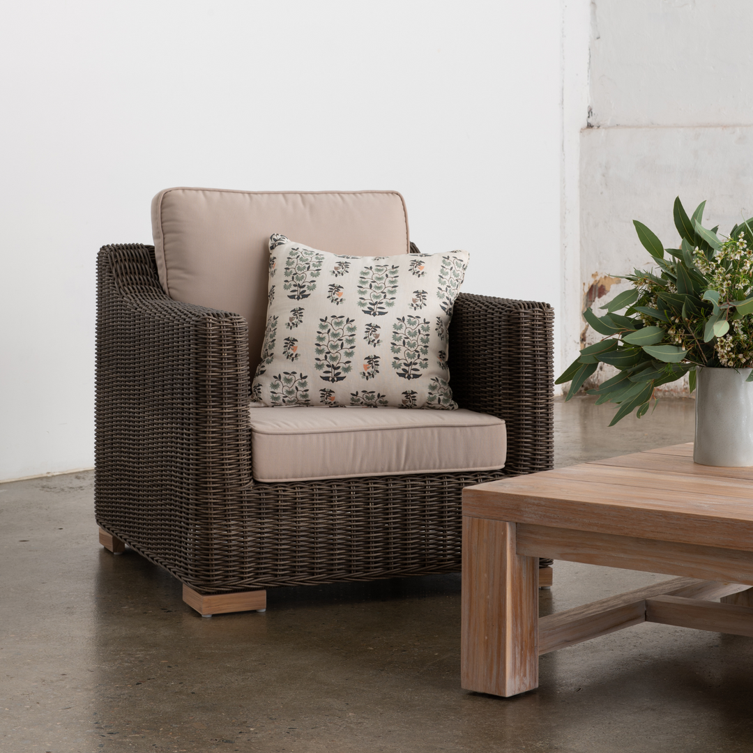 Provence Outdoor Armchair - Espresso