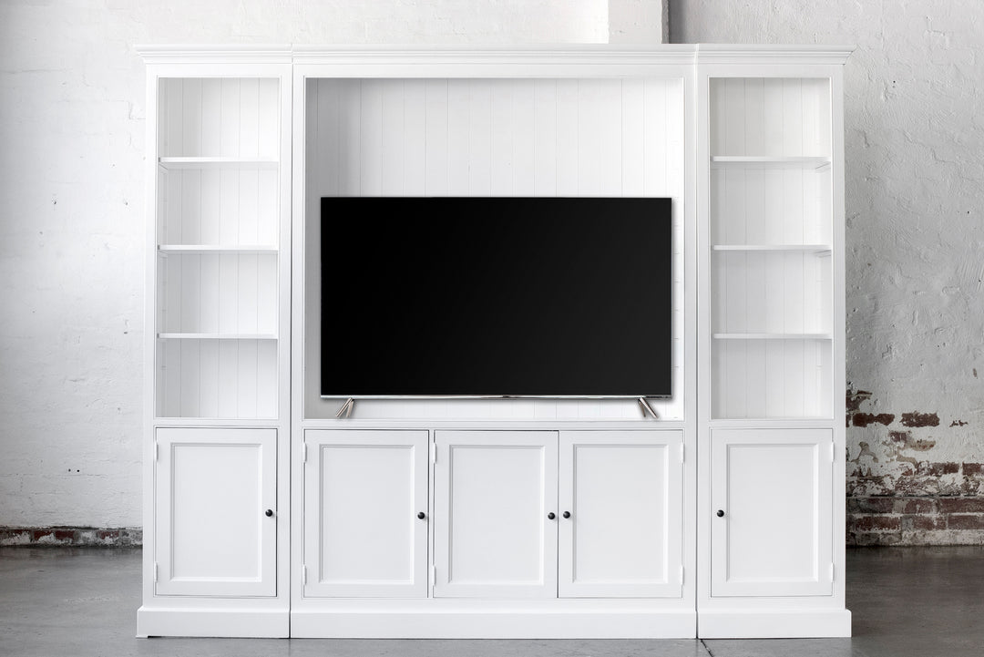 Grayson TV Entertainment Unit  - Polar White