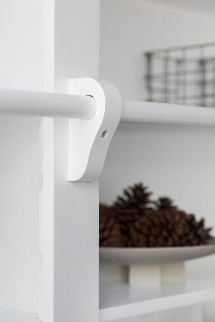 Newport Library Bookcase - Polar White