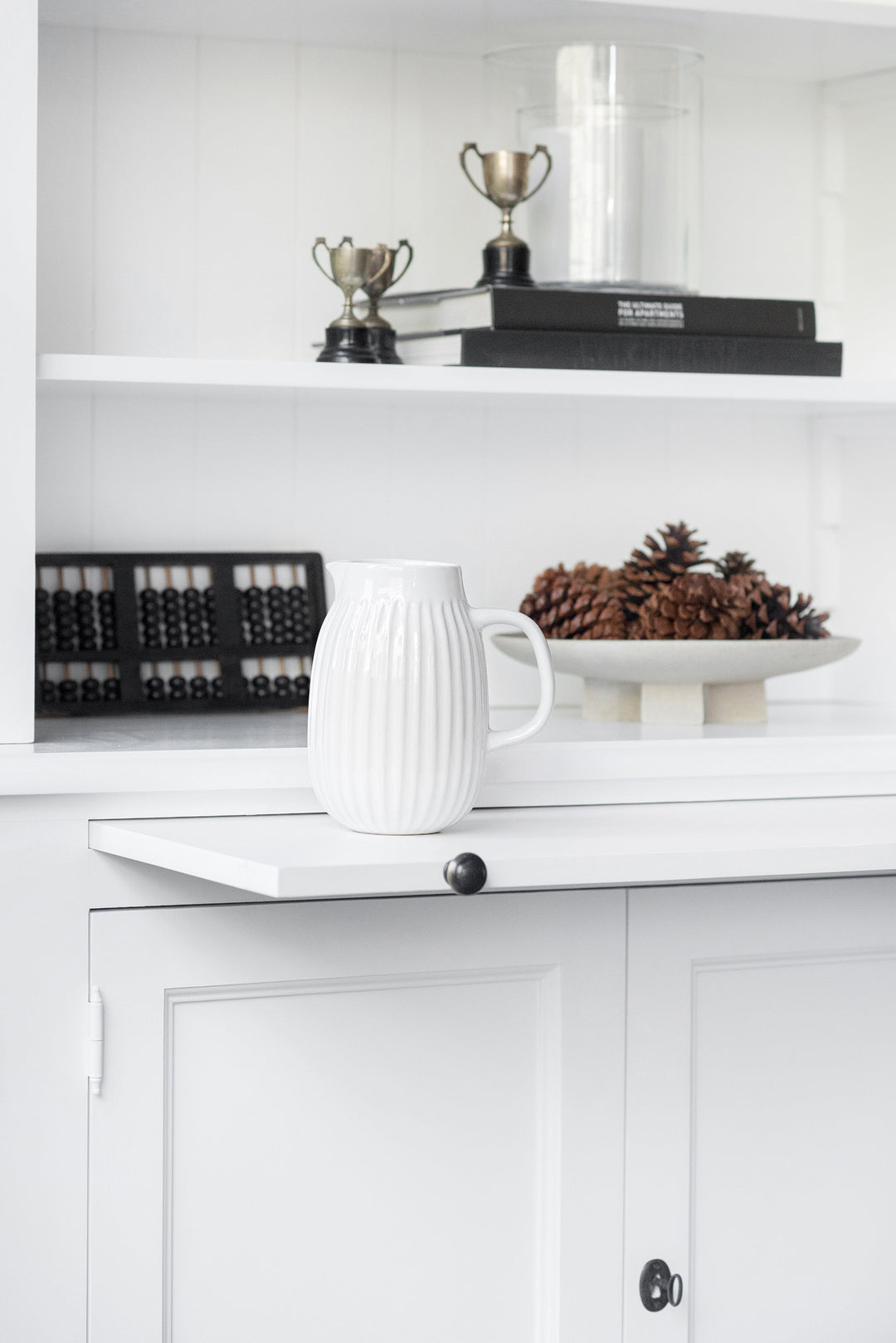 Newport Library Bookcase - Polar White