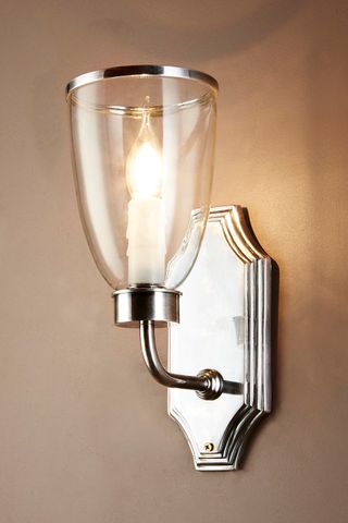Banks Sconce in Antique Silver