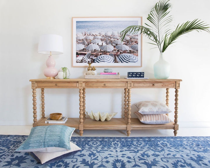 Barley Twist Console- Three Drawers