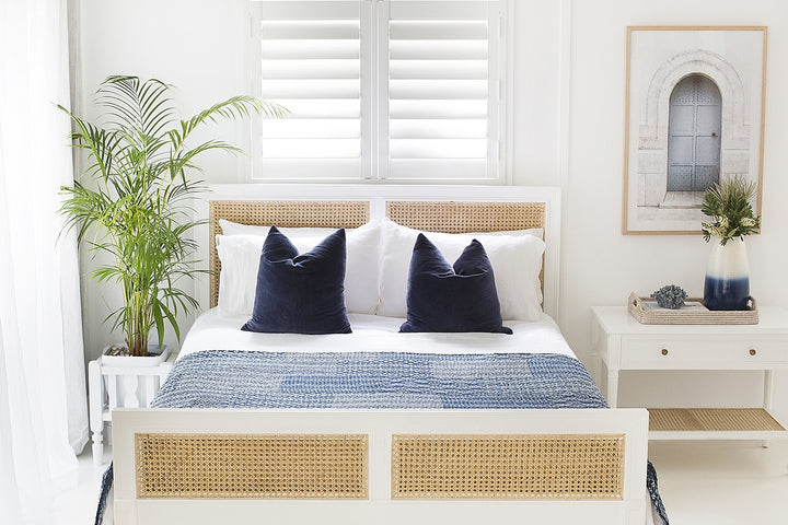 Coralie Bed in White - Queen