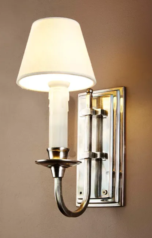 Claire Wall Sconce in Antique Silver