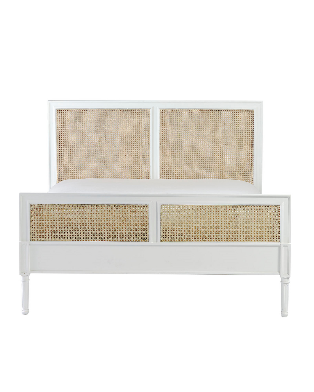 Coralie Bed in White - Queen