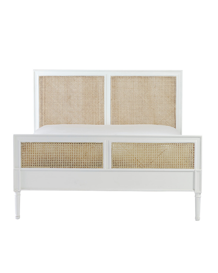 Coralie Bed in White - Queen