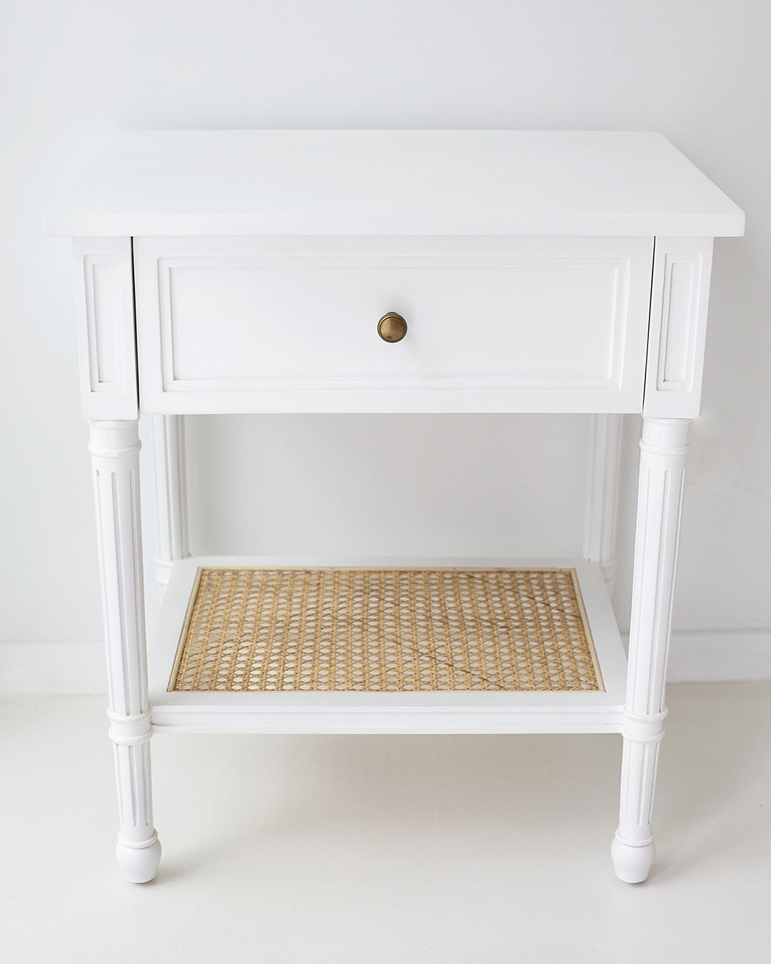 Coralie Bedside in White