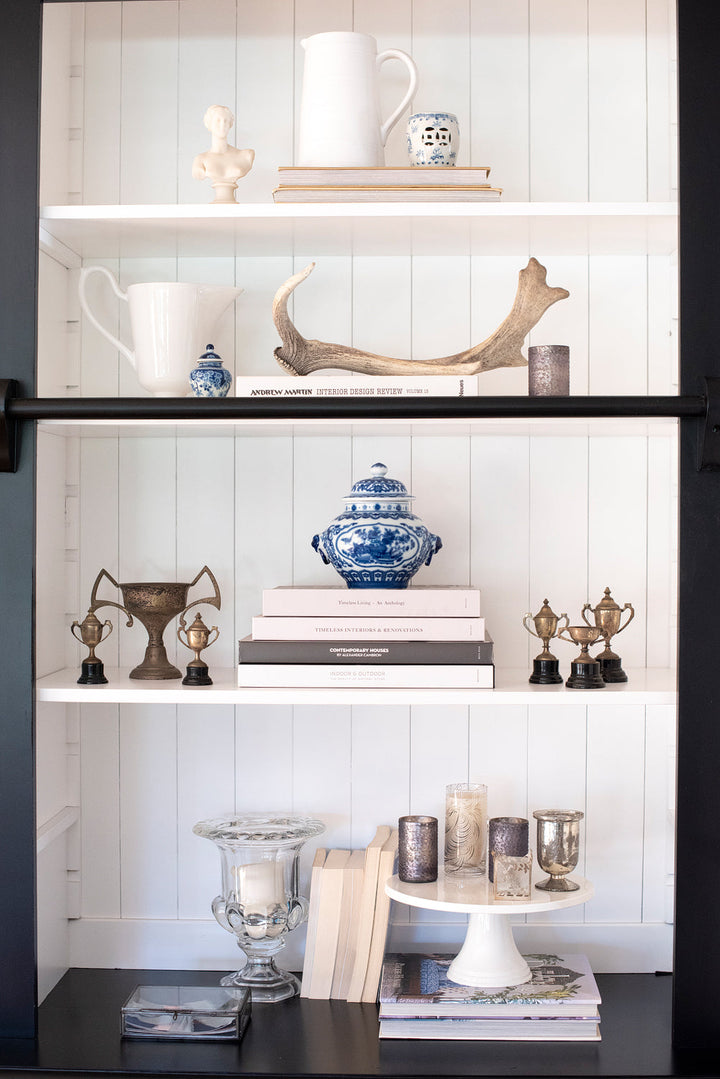Newport Library Bookcase - Black & White