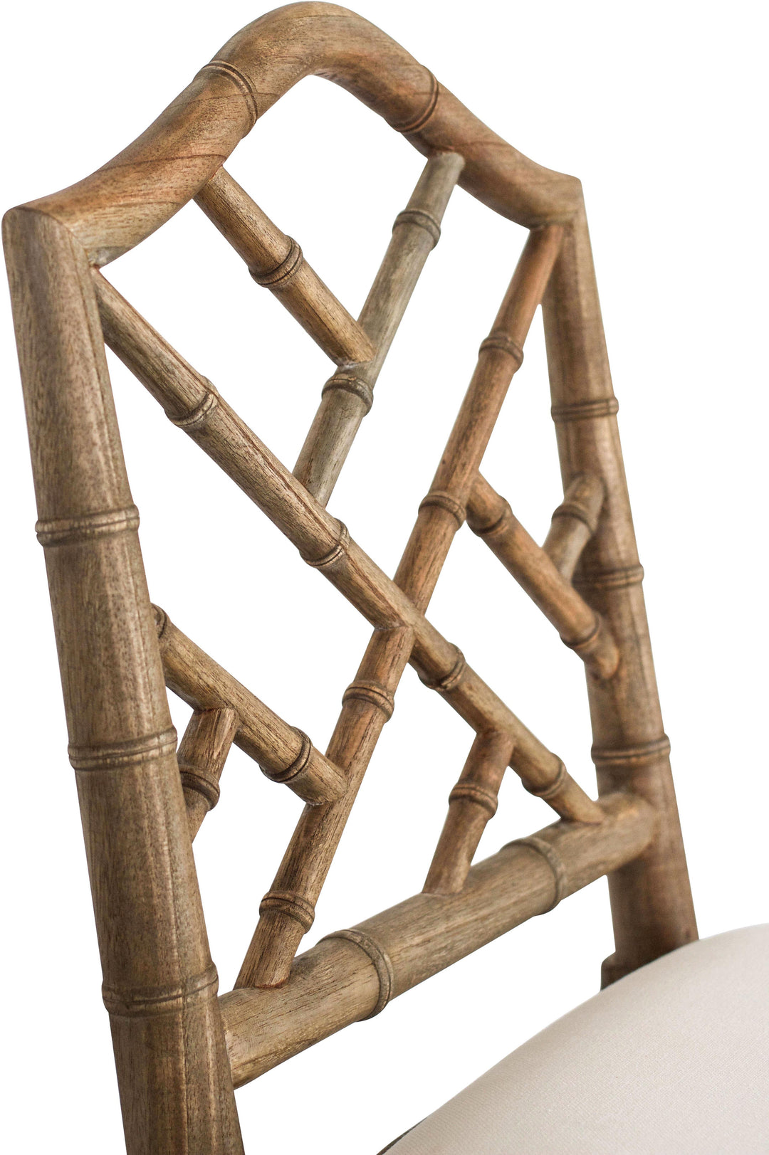 Chippendale Stool in Weathered Oak