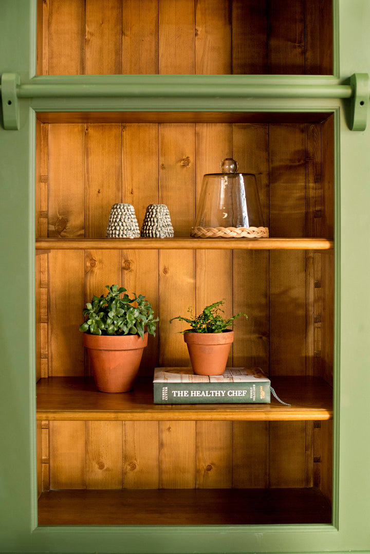 Newport Grand Library Bookcase in Hunter Green