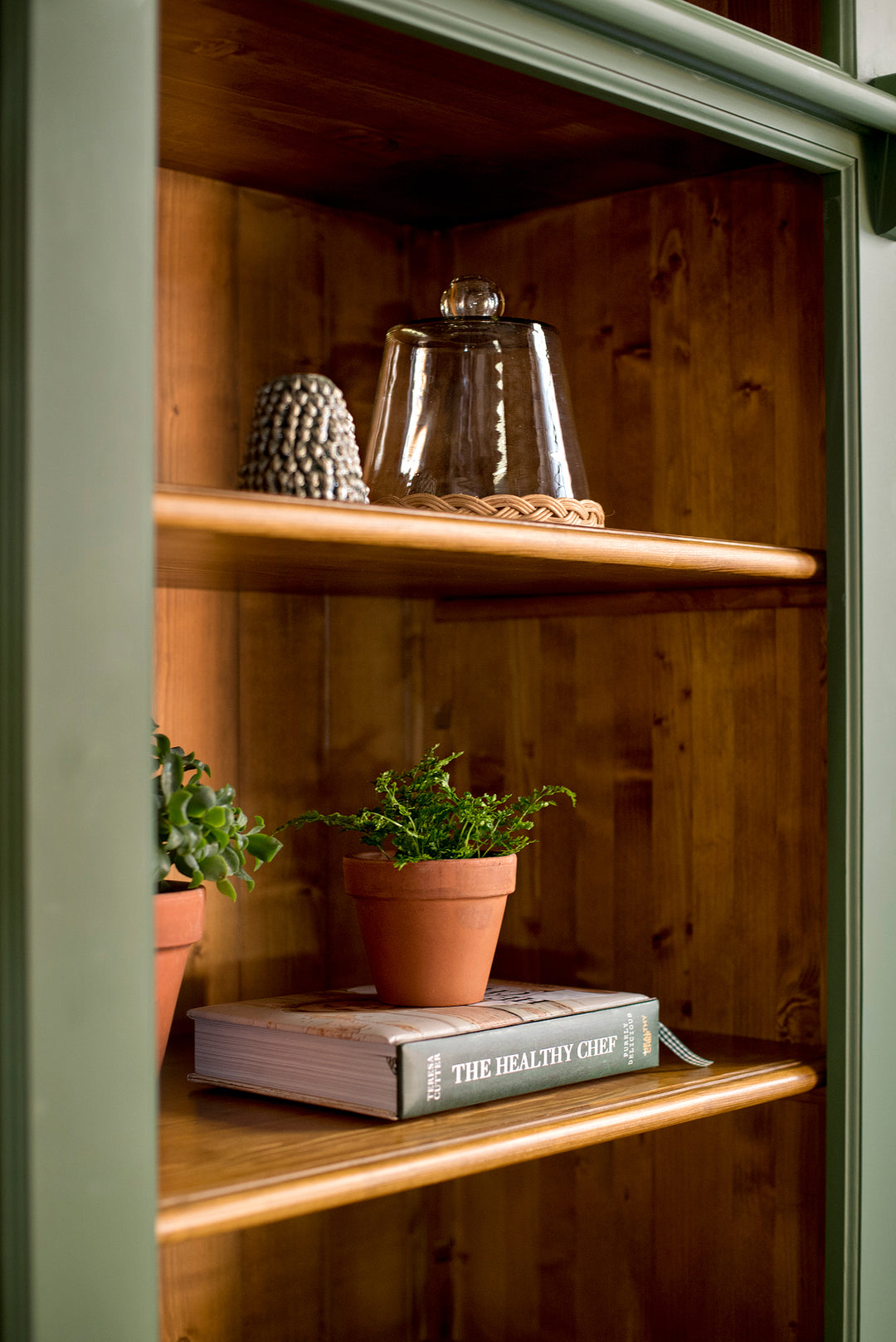 Newport Grand Library Bookcase in Hunter Green