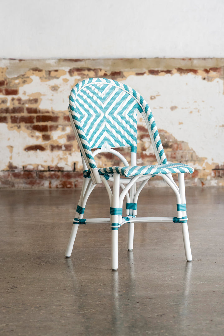 French Bistro Chair in Turquoise